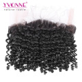 360 virgem brasileira Kinky Curly Lace Frontal